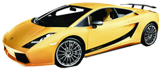 Радиоуправляемая машинка Rastar 1:14 Lamborghini 27MHZ 30,7х13,6х8,5 см желтая 26400Y