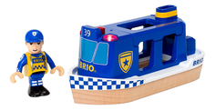 World Деревянная железная дорога Полицейский Катер BRIO 33820