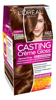 Краска для волос L`Oreal Paris Casting Creme Gloss Молочный шоколад тон 603