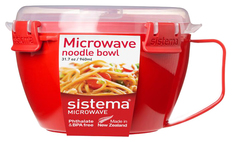 Кружка для лапши Sistema Microwave 1109 Красный