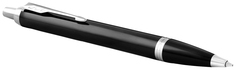 Ручка шариковая Parker IM Core K321 Black CT, M, 1931665 Синий