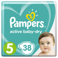 Подгузники Pampers Active Baby-Dry Junior (11-16кг) 38 шт.