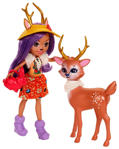 Игровой набор Mattel FDG01 Enchantimals Волшебный сад из двух кукол с любимыми зверюшками