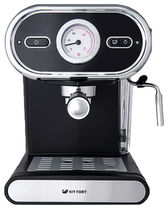 Рожковая кофеварка Kitfort КТ-702 Black
