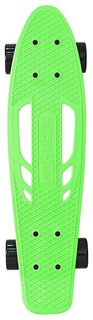 Скейтборд Y-Scoo Skateboard Fishbone с ручкой 22" 405-G с сумкой Green Black