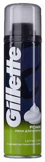 Пена для бритья Gillette Classic Lemon Lime, 200 мл