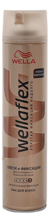 Лак для волос Wella Wellaflex Блеск и суперсильная фиксация, 250мл