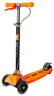 Самокат Y-Scoo Maxi City Rt Simple Gagarin трансформер с ручным тормозом orange