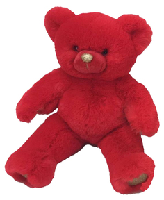 Мягкая игрушка ABtoys Медведь красный, 16 см