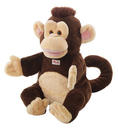 Мягкая игрушка Trudi на руку Обезьяна, 25 см