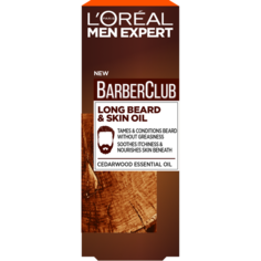 Масло для бороды LOreal Paris Men Expert Barber Club для длинной бороды 30 мл