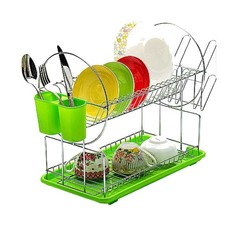 Сушилка для посуды 2-х ярусная Mayer&Boch 23217 Салатовый