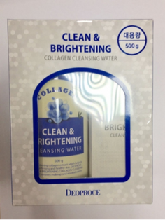 Вода очищающая с коллагеном DEOPROCE CLEAN & BRIGHTENING COLLAGEN CLEANSING WATER