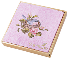 Банное полотенце, полотенце универсальное Santalino розовый