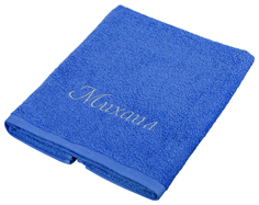 Банное полотенце, полотенце универсальное Santalino синий