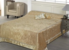 Покрывало+ валик и подушка R,BALESTRA арт,Laila oro 268x268 R.Balestra