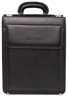 Портфель мужской кожаный Lakestone Grantson 943004/BL черный