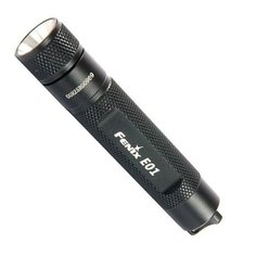 Туристический фонарь Fenix E01 черный, 1 режим