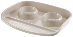 Подставка под миску Ferplast Lindo Tray & Bowls Entry Level для животных 300 мл