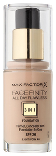 Тональный крем Max Factor Face Finity All Day Flawless 3-in-1 тон 40 Light Ivory 30 мл