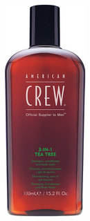 Шампунь American Crew Tea Tree 3-in-1 100 мл
