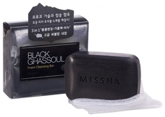 Мыло для умывания MISSHA Black Ghassoul Foam Cleansing Bar 80 г