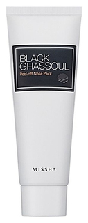 Патчи для очищения кожи MISSHA Black Ghassoul Peel-Off Nose Pack 50 мл