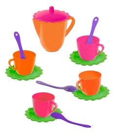 Чайный набор игрушечной посуды Цветок 14 предметов Mary Poppins 39327