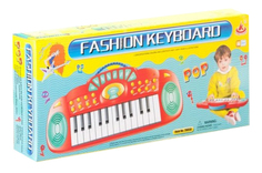 Синтезатор Fashion Keyboard красный 15 песен Б9073 Shenzhen Toys