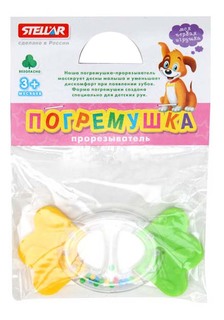 Прорезыватель-погремушка Стеллар Бантик
