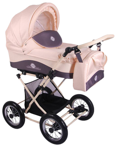 Коляска 2 в 1 Lonex Julia Baronessa Light Beige