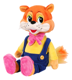 Мягкая игрушка Мульти-Пульти Кот леопольд в тапочках 26 см v90212/26