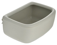 Одинарная миска для кошек и собак Marchioro, пластик, бежевый, 0.7 л