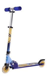 Самокат двухколёсный X-Match Cool Cat 100 мм Сине-Желтый 641097