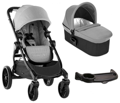 Коляска 2 в 1 Baby Jogger City Select Lux, столик SLATE серый