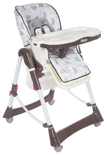 Стульчик для кормления Pituso Nino Grey Bear Мишки, Бел, Сер.