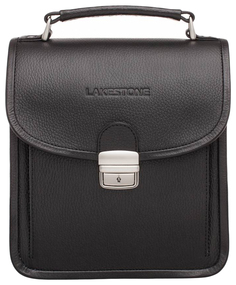 Портфель мужской кожаный Lakestone Bishop черный
