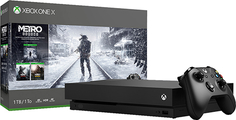 Игровая приставка Microsoft Xbox One X 1TB Black + Metro Exodus