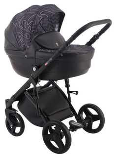Коляска 2 в 1 Lonex Comfort Gallaxy Black & Ab
