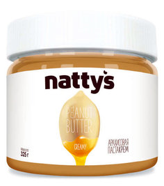 Арахисовая паста-крем Nattys сreamy с натуральным медом 325 г