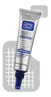 Гель для лица Clean&Clear Advantage для кожи склонной к появлению прыщей 15 мл