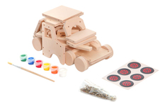 Набор для творчества Bondibon моделирование из дерева. грузовик своими руками