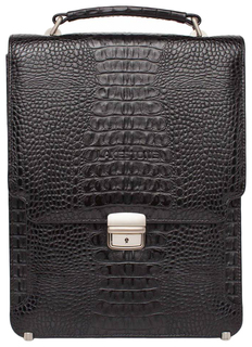 Портфель мужской кожаный Lakestone Gilbert 943020/BLC черный