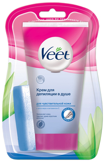 Крем для депиляции Veet Для чувствительной кожи В душе 150 мл