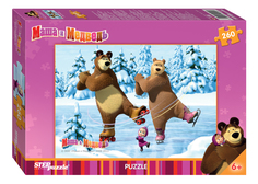 Пазл Step Puzzle Маша и Медведь 260 деталей