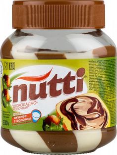 Паста ореховая Nutti шоколадно-молочная 330 г