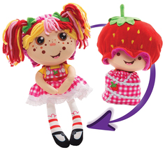Плюшевая кукла 1Toy Девчушка-вывернушка Ксюшка 2 в 1 23-38 см