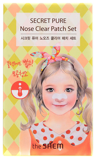 Набор пластырей против акне The Saem Secret Pure Nose Clear Patch 8 шт