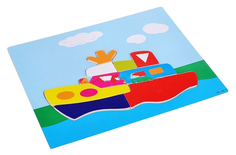 Пазлы Wooden Toys Кораблик деревянный 14 элементов