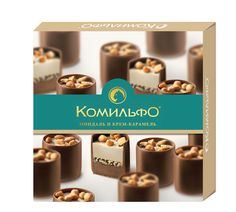 Набор конфет Комильфо миндаль и крем-карамель 232 г